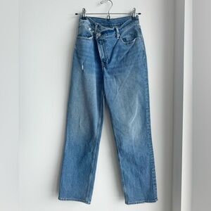 Abercrombie & Fitch Women's Straight Leg Blue Jeans 26